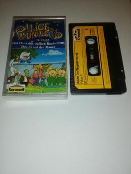 Alice im Wunderland Folge 3 Das Haus des weißen Kaninchens/Das Ei auf der Mauer Schwarz mit Gelben Aufkleber 839565-4 Karussell